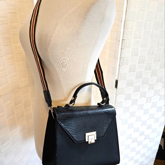 Dune london black shoulder bag with removable crossbody strap - Picture 3 of 5